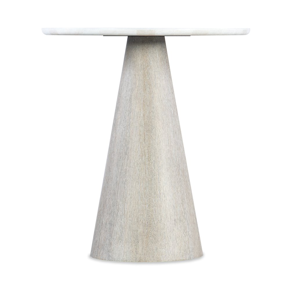 Modern Mood Round Marble Top Accent Table in Natural by Hooker Furniture. Picture 1