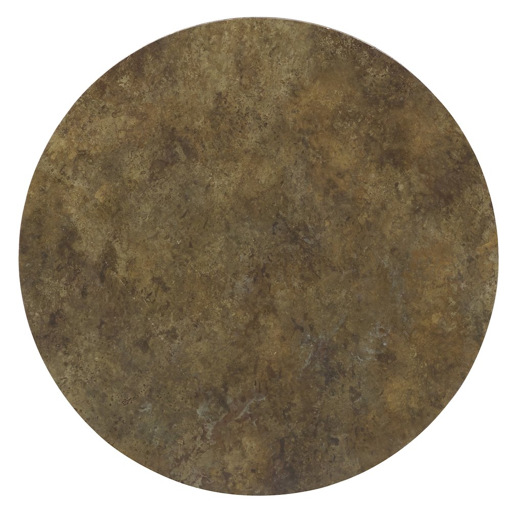 Hooker Furniture Curata Accent End Table in Black and Washed Brass. Picture 2