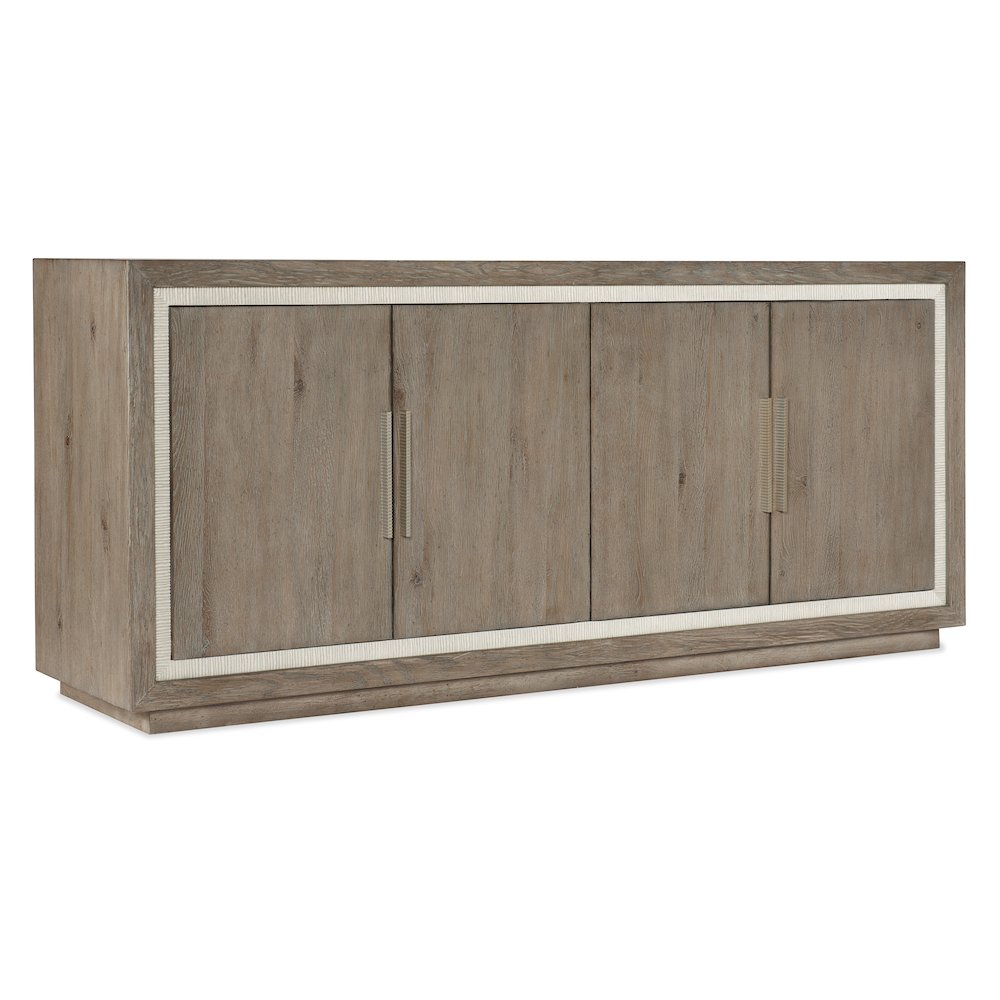 Serenity Tulum Media Storage Cabinet in Gray Wood by Hooker Furniture. Picture 1