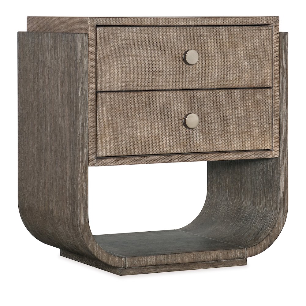 Modern Mood Two Drawer Wood Nightstand in Brown by Hooker Furniture. Picture 1