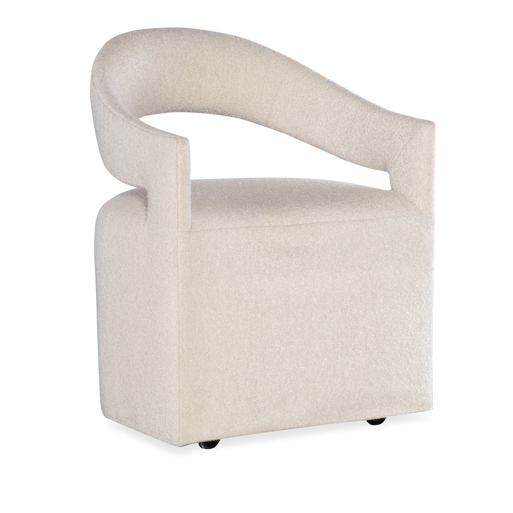 Modern Mood Fabric Upholstered Arm Chair in White by Hooker Furniture. Picture 1