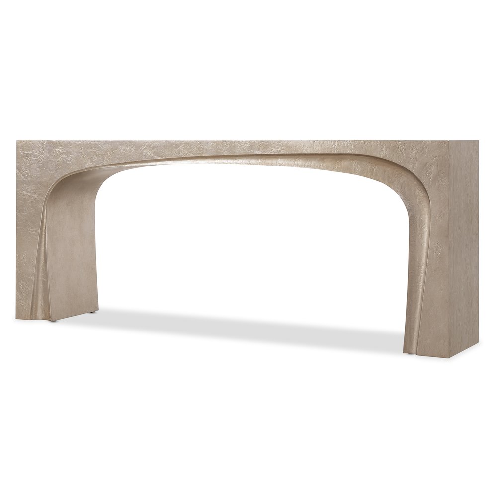 Westwood Console Table with Silver Leaf Plating by Hooker Furnishings. Picture 2