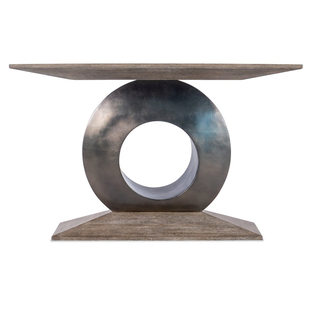 Modern Mood Wood Accent Console in Brown by Hooker Furniture. Picture 2