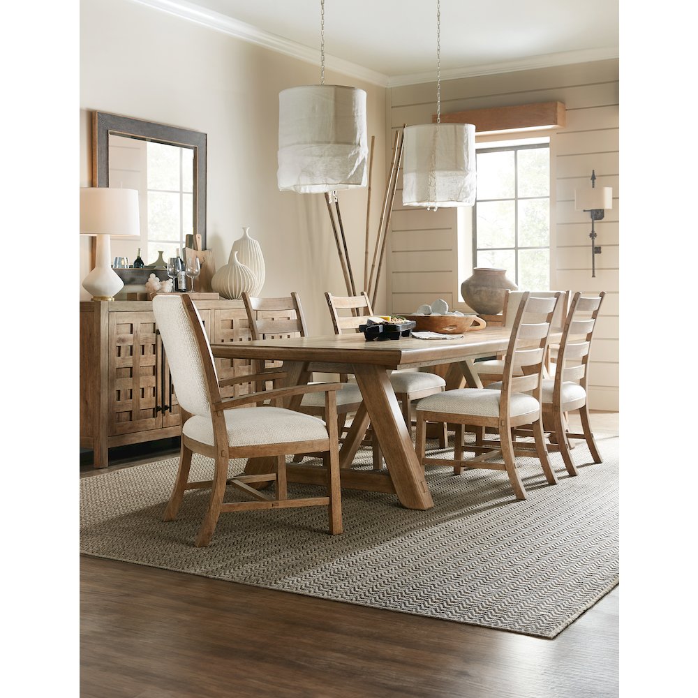 Vineyard Row Buffet in Light Natural Wood by Hooker Furnishings. Picture 10