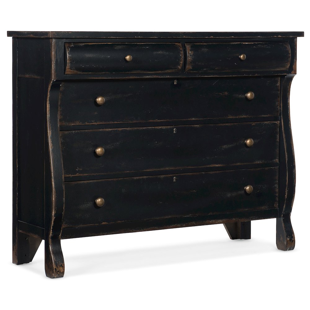 Hooker Furniture Bedroom Ciao Bella Five-Drawer Bureau. Picture 1