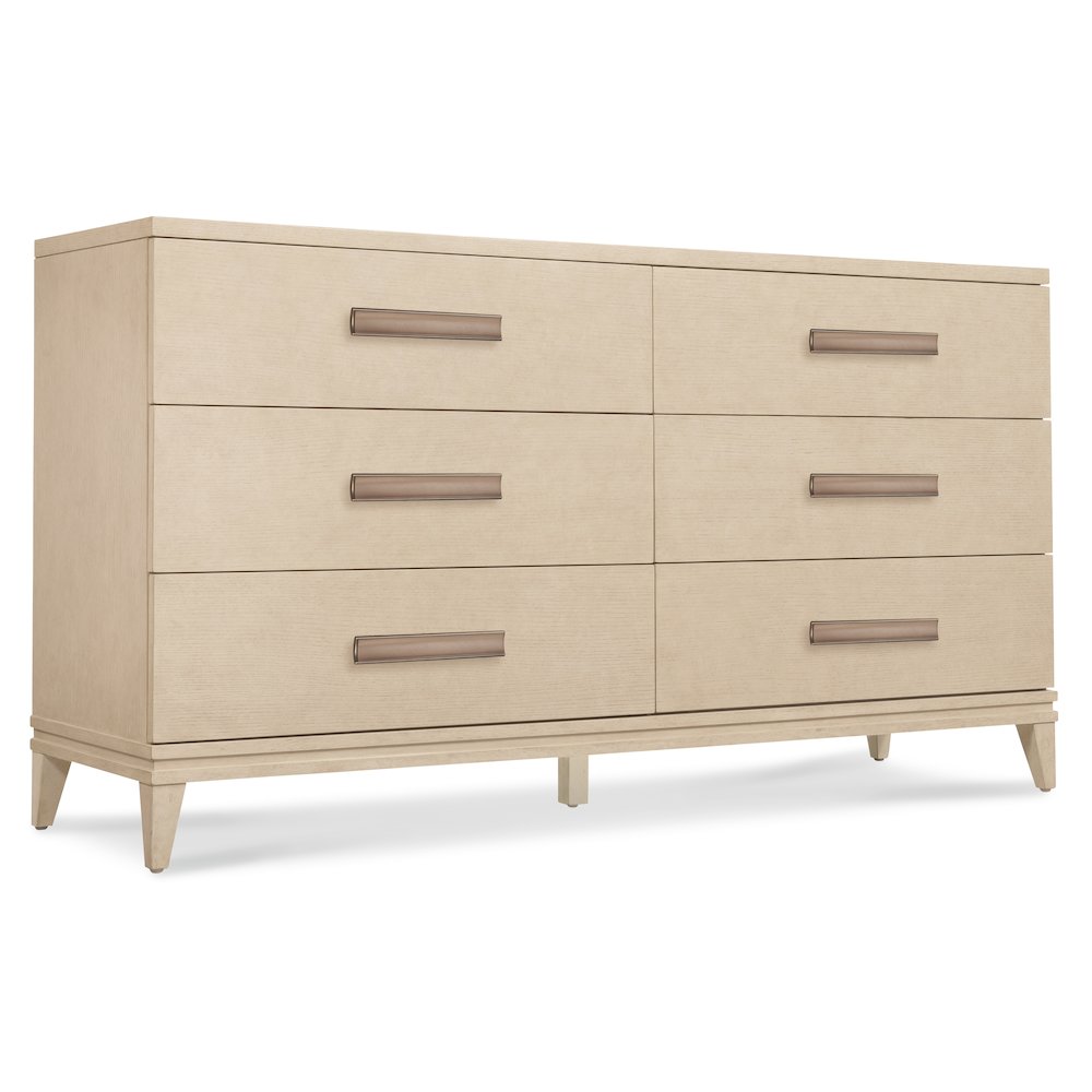 Westwood Six-Drawer Dresser in Natural Wood Finish by Hooker Furnishings. Picture 1