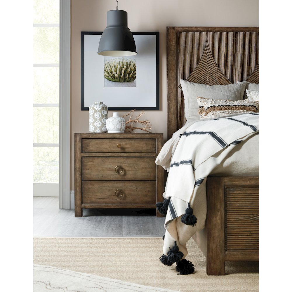 Hooker Furniture Bedroom Sundance Three-Drawer Nightstand. Picture 3