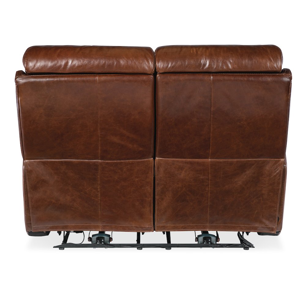 Harlan Zero Gravity Power Loveseat in Brown by Hooker Furniture. Picture 2