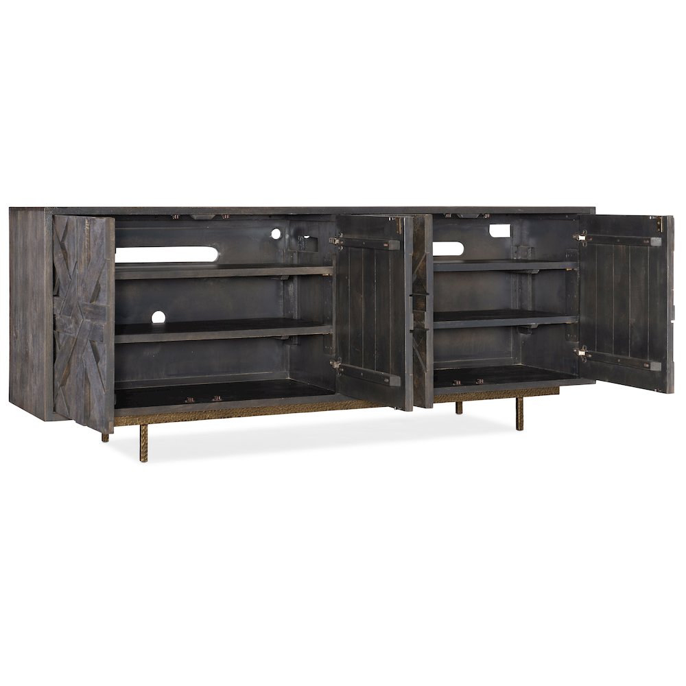 Commerce & Market Layers Credenza in Brown Wood by Hooker Furniture. Picture 2