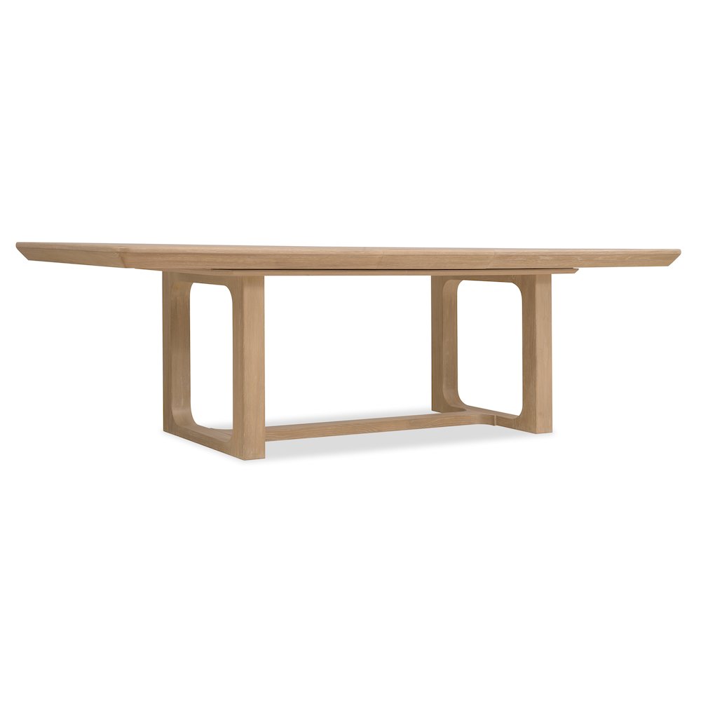 Banyon Bay Rectangle Dining Table w/ Two 20-in Leaves in Natural Wood by Hooker. Picture 2