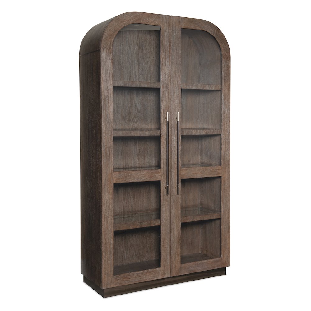 Modern Mood Wood-Framed Display Cabinet in Brown by Hooker Furniture. Picture 2