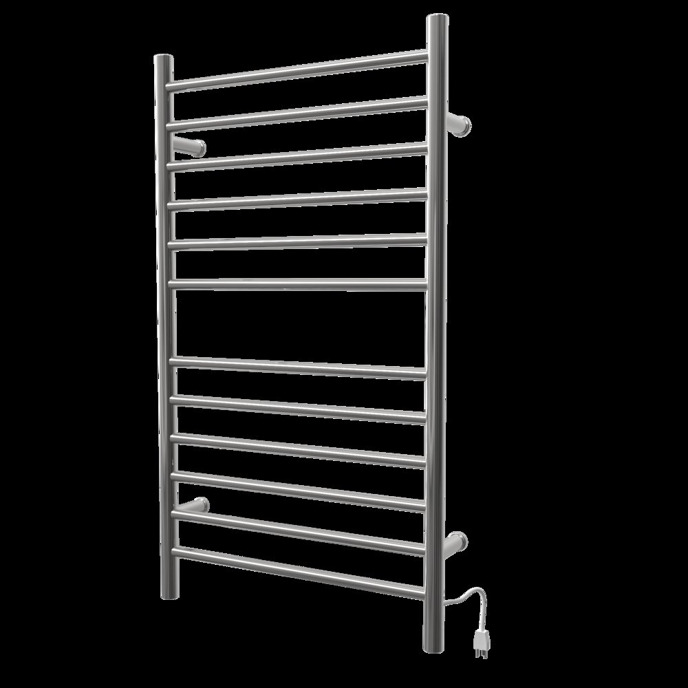 Radiant Large Hardwired + Plug-in Combo Straight 12 Bar Towel Warmer in Polished. Picture 5