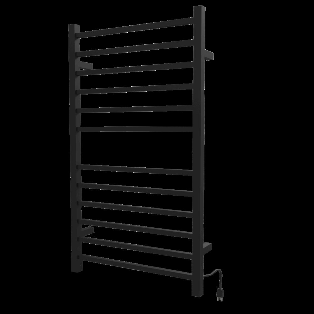 Radiant Large Square Hardwired + Plug-in Combo 12 Bar Towel Warmer. Picture 4