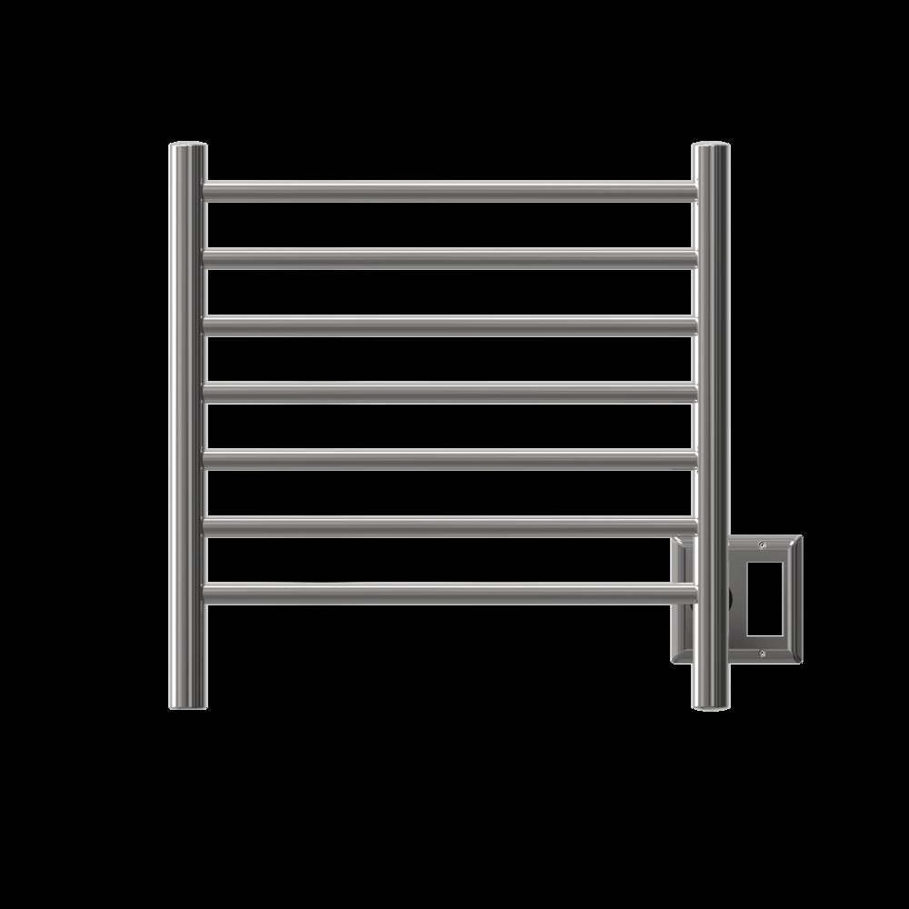 Radiant Small Hardwired + Plug-in Combo 7 Bar Towel Warmer in Matte Black. Picture 9