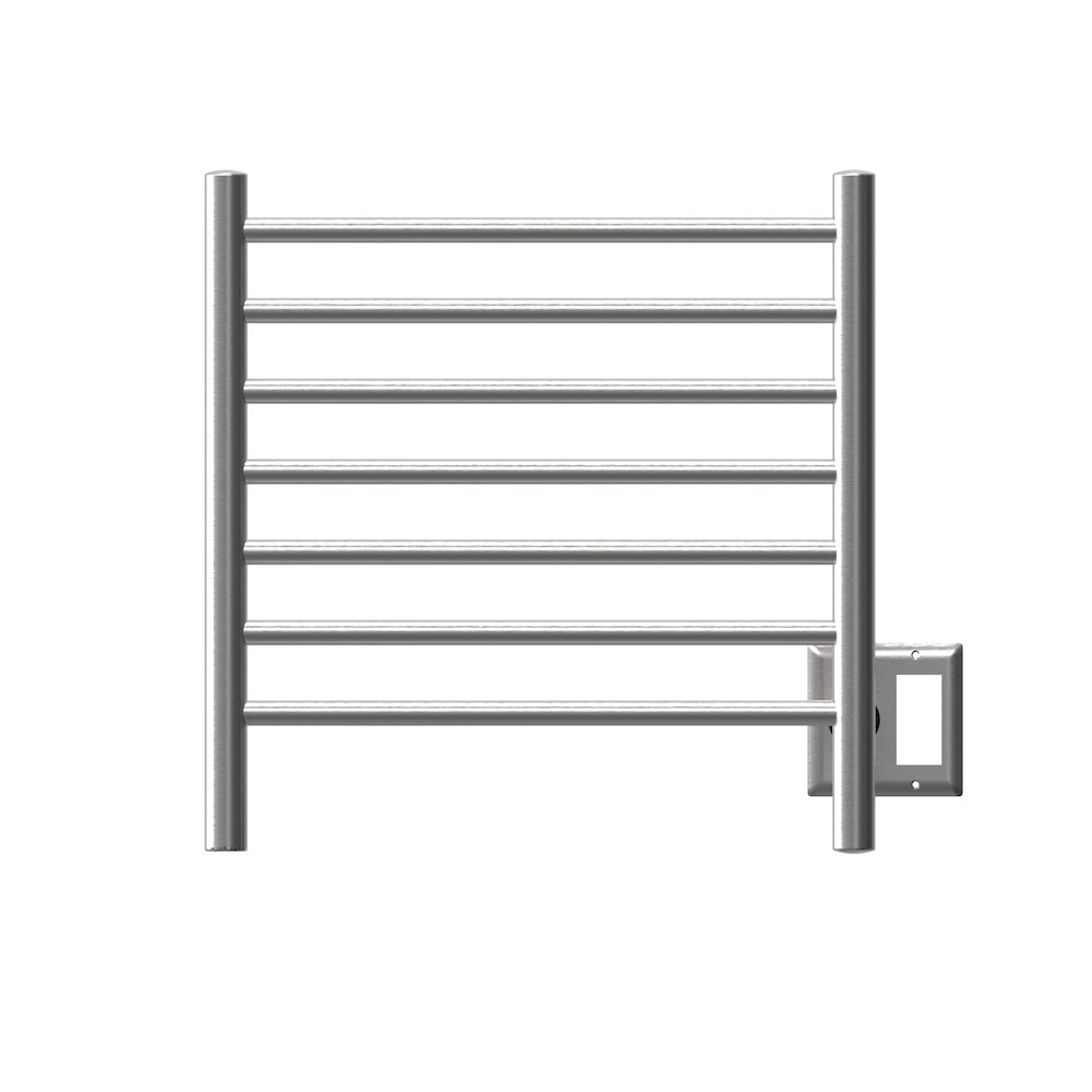 Radiant Small Hardwired + Plug-in Combo 7 Bar Towel Warmer in Brushed. Picture 13