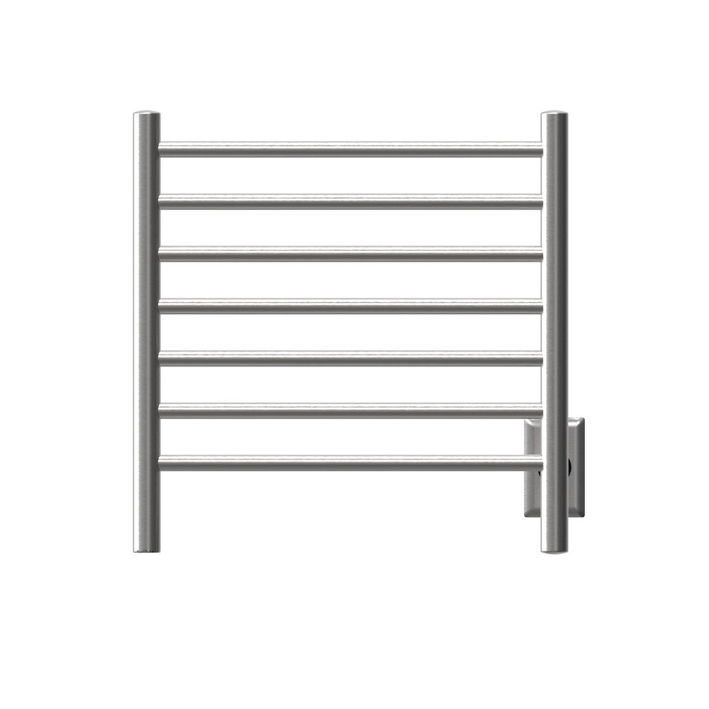 Radiant Small Hardwired + Plug-in Combo 7 Bar Towel Warmer in Brushed. Picture 10