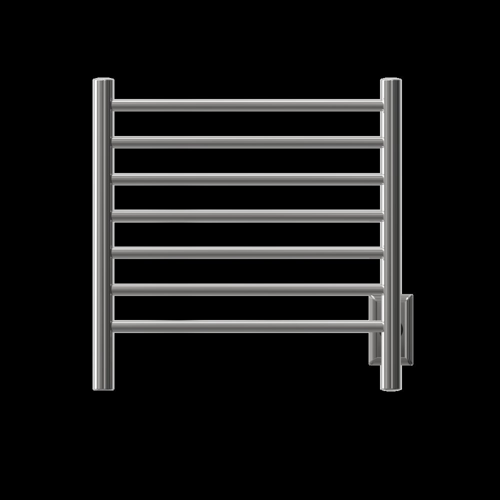 Radiant Small Hardwired + Plug-in Combo 7 Bar Towel Warmer in Matte Black. Picture 7