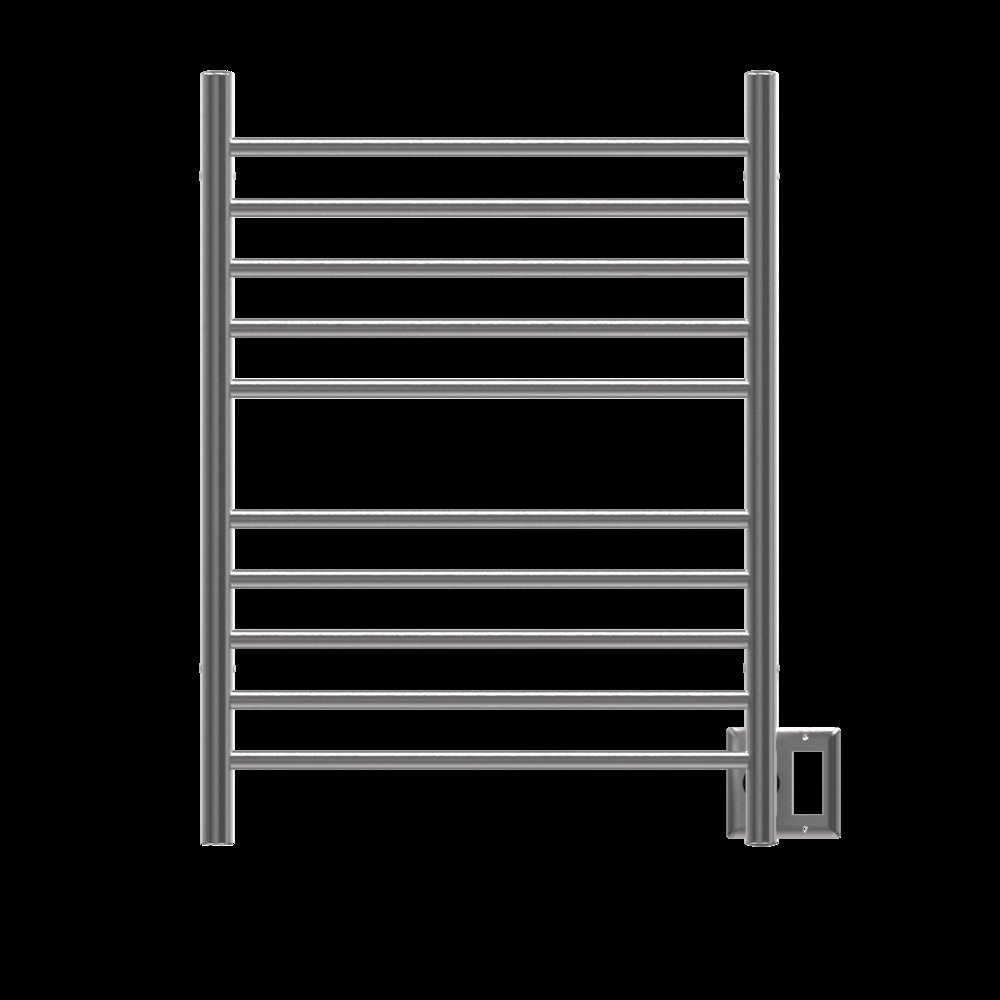 Radiant Hardwired + Plug-in Combo Straight 10 Bar Towel Warmer in Brushed. Picture 9