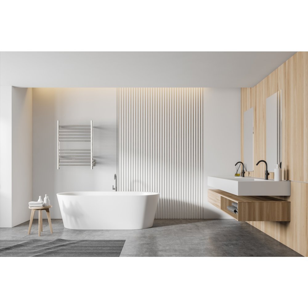 Cape Model 2332 12 Straight Bar Hardwired Towel Warmer in Polished. Picture 5