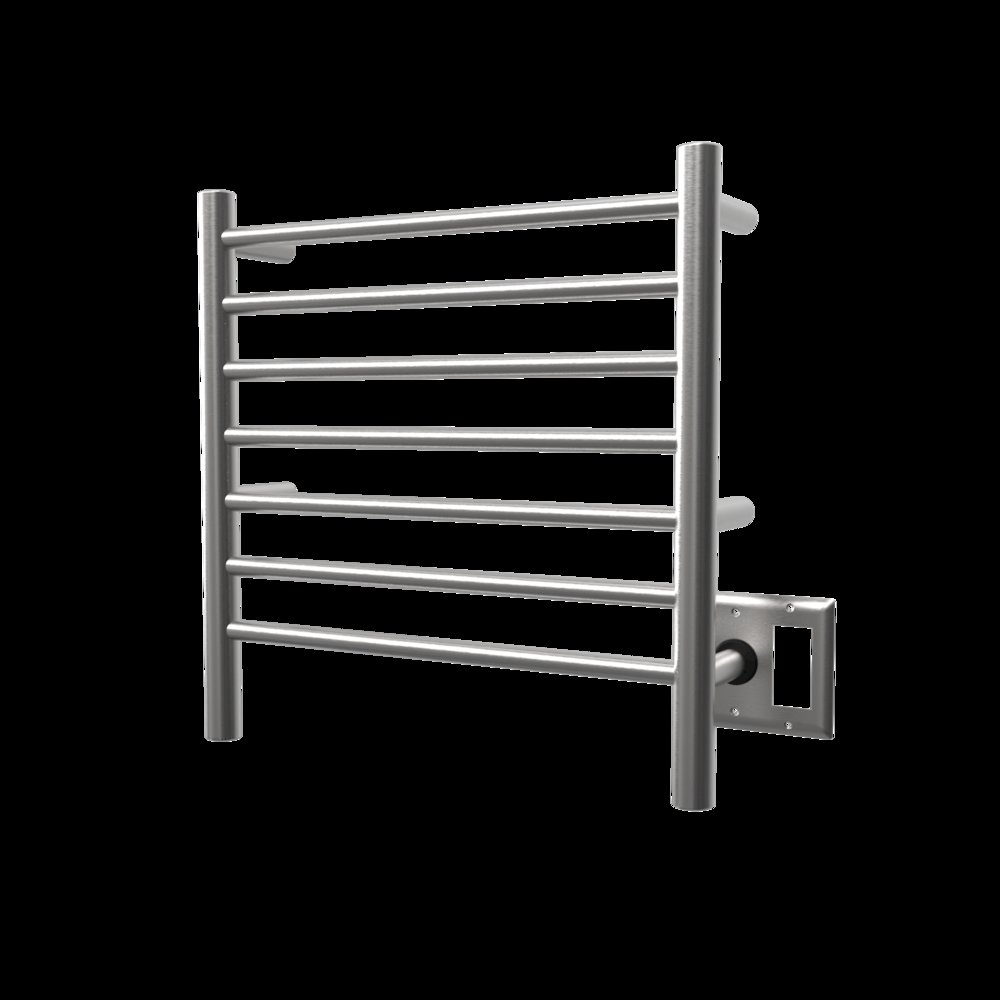 Radiant Small Hardwired + Plug-in Combo 7 Bar Towel Warmer in Brushed. Picture 8