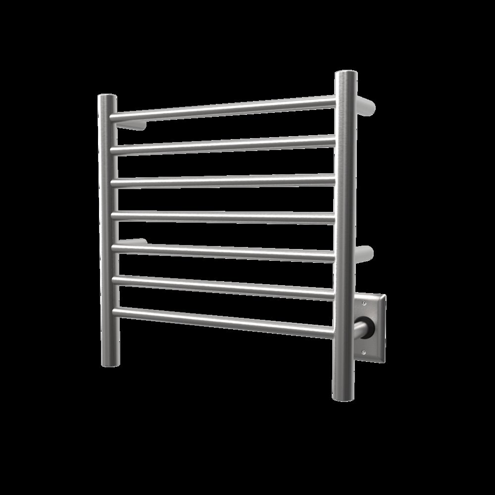 Radiant Small Hardwired + Plug-in Combo 7 Bar Towel Warmer in Brushed. Picture 6