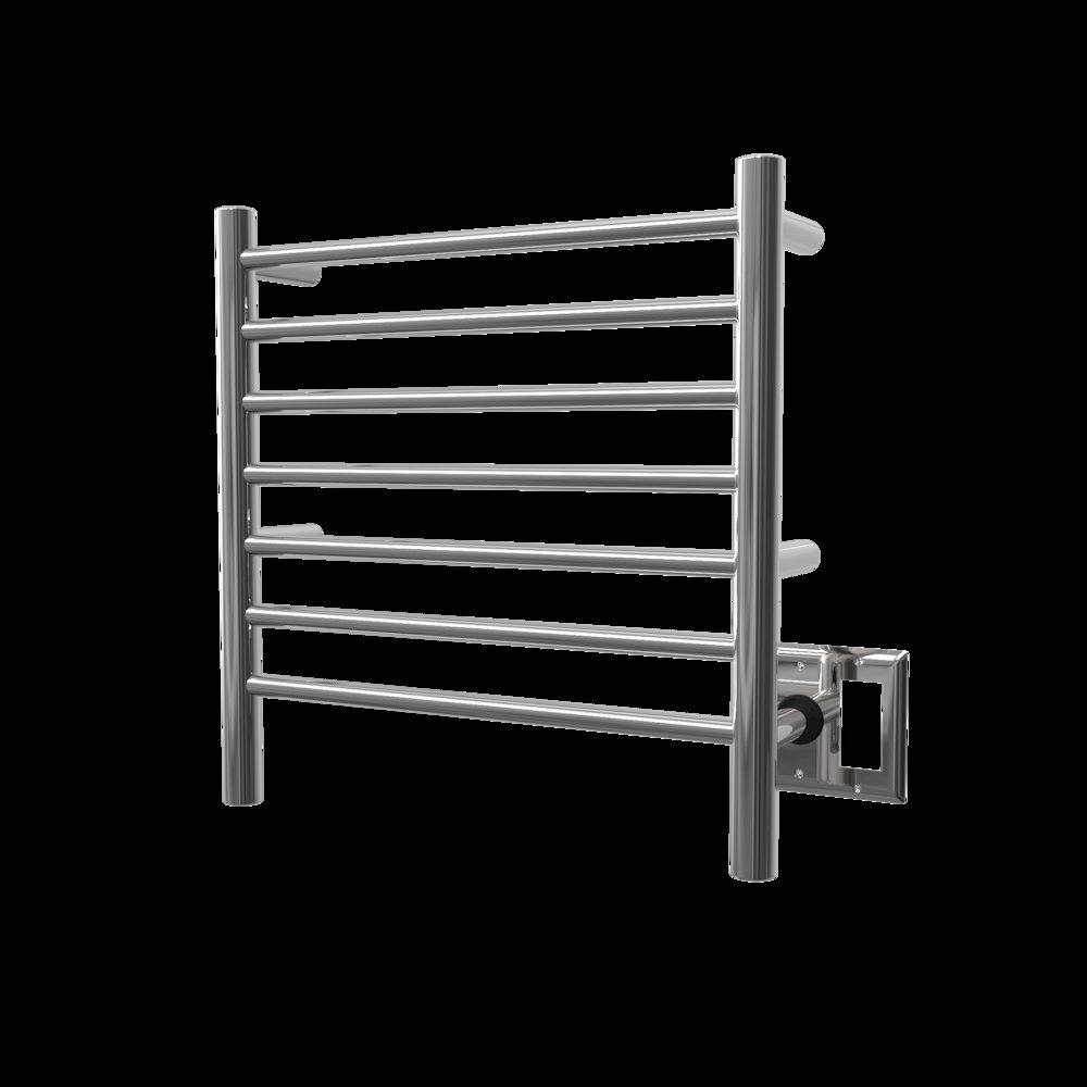 Radiant Small Hardwired + Plug-in Combo 7 Bar Towel Warmer in Matte Black. Picture 8