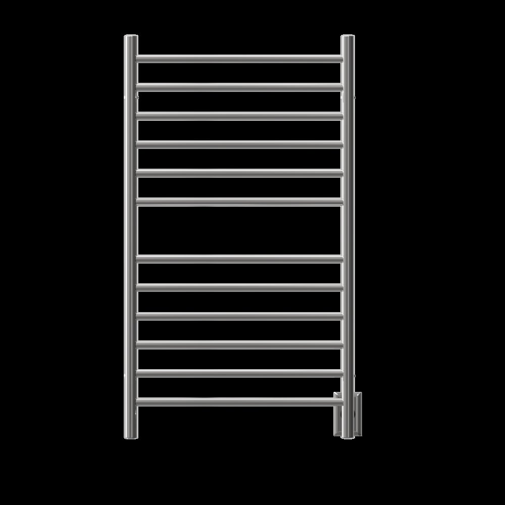 Radiant Large Hardwired + Plug-in Combo Straight 12 Bar Towel Warmer in Polished. Picture 8