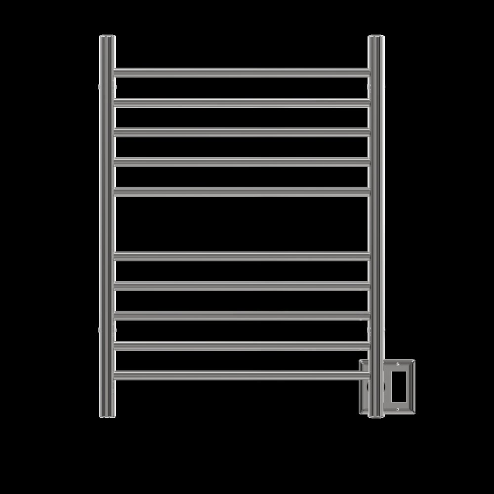 Radiant Hardwired + Plug-in Combo Straight 10 Bar Towel Warmer in Polished. Picture 9