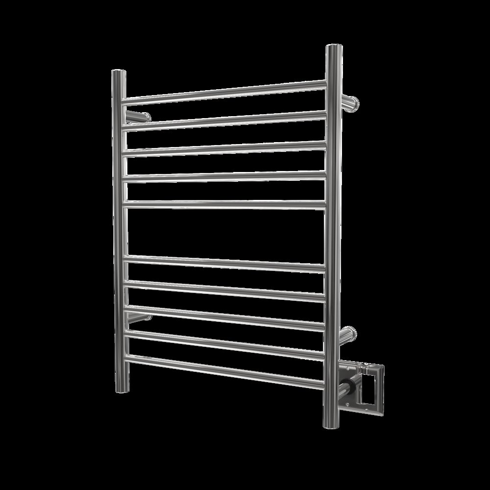 Radiant Hardwired + Plug-in Combo Straight 10 Bar Towel Warmer in Polished. Picture 8