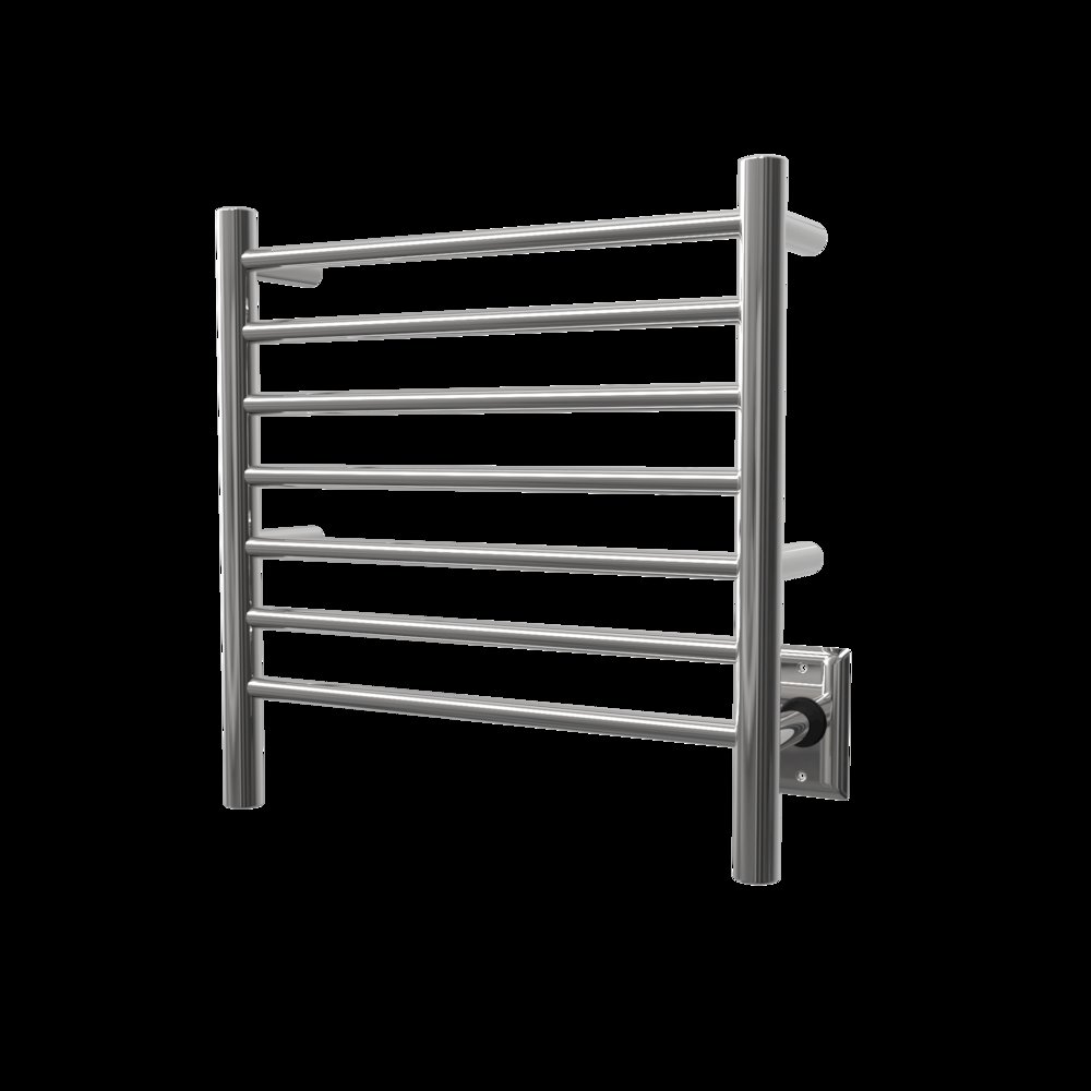 Radiant Small Hardwired + Plug-in Combo 7 Bar Towel Warmer in Matte Black. Picture 6