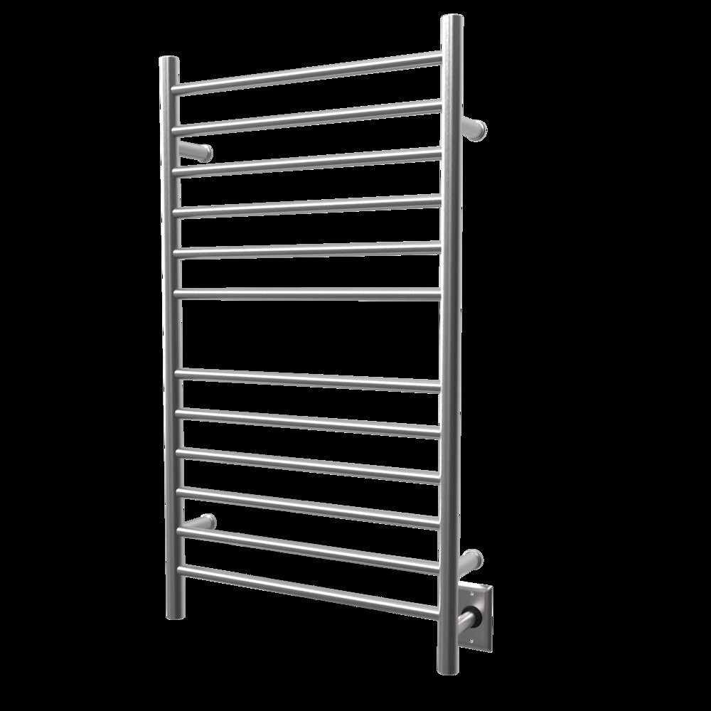 Radiant Large Hardwired + Plug-in Combo Straight 12 Bar Towel Warmer in Brushed. Picture 6