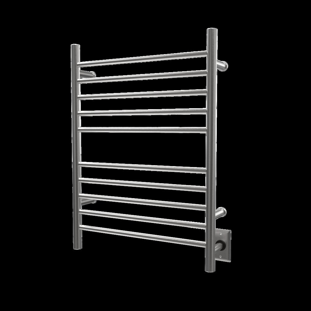 Radiant Hardwired + Plug-in Combo Straight 10 Bar Towel Warmer in Brushed. Picture 6