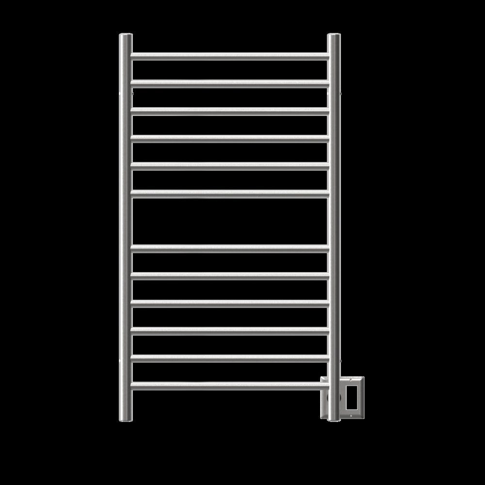 Radiant Large Hardwired + Plug-in Combo Straight 12 Bar Towel Warmer in Brushed. Picture 9