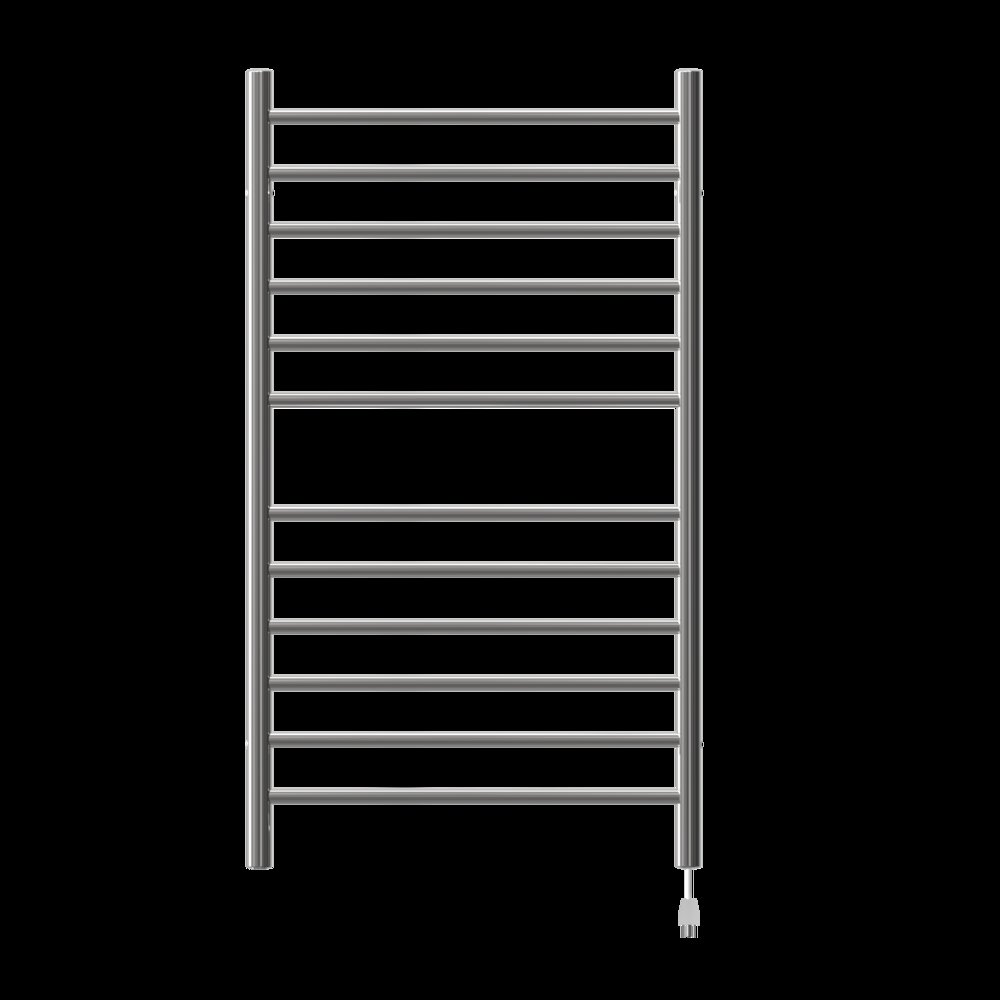 Radiant Large Hardwired + Plug-in Combo Straight 12 Bar Towel Warmer in Polished. Picture 6