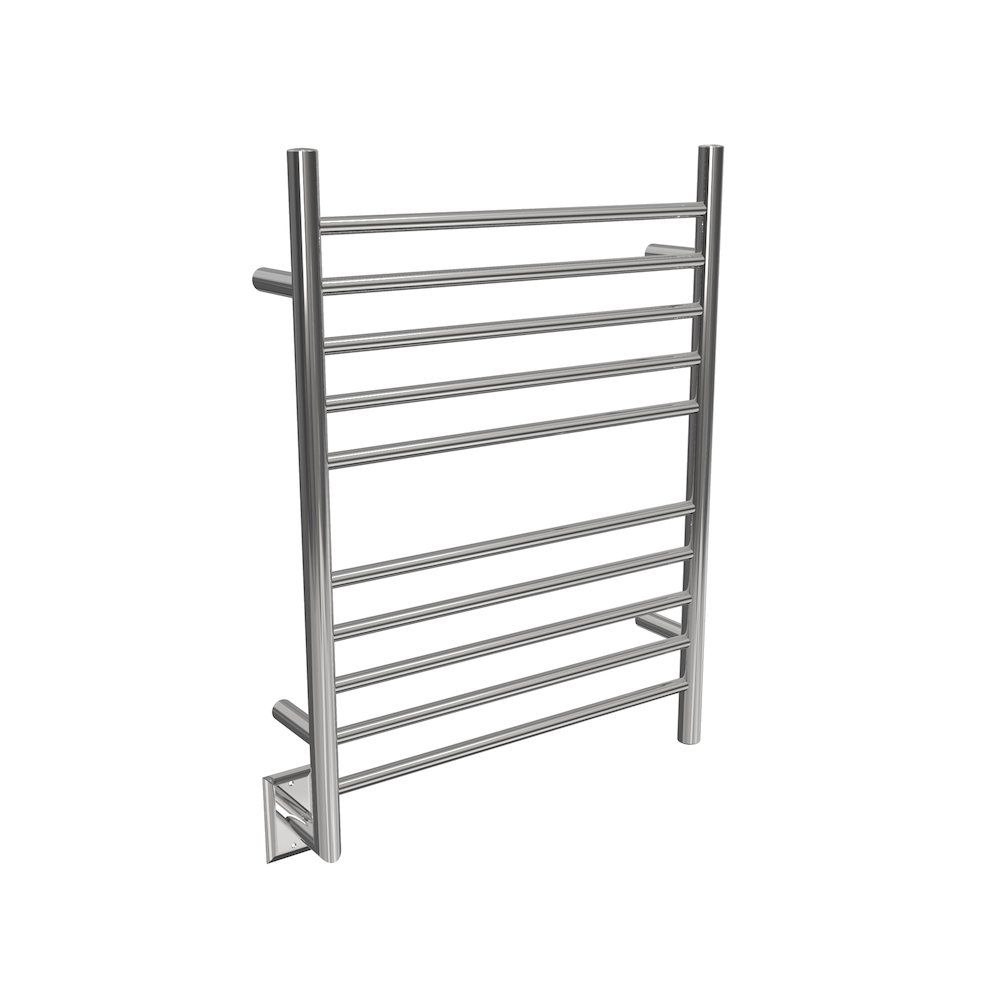 Radiant Hardwired + Plug-in Combo (Left Side) Straight 10 Bar Towel Warmer. Picture 1