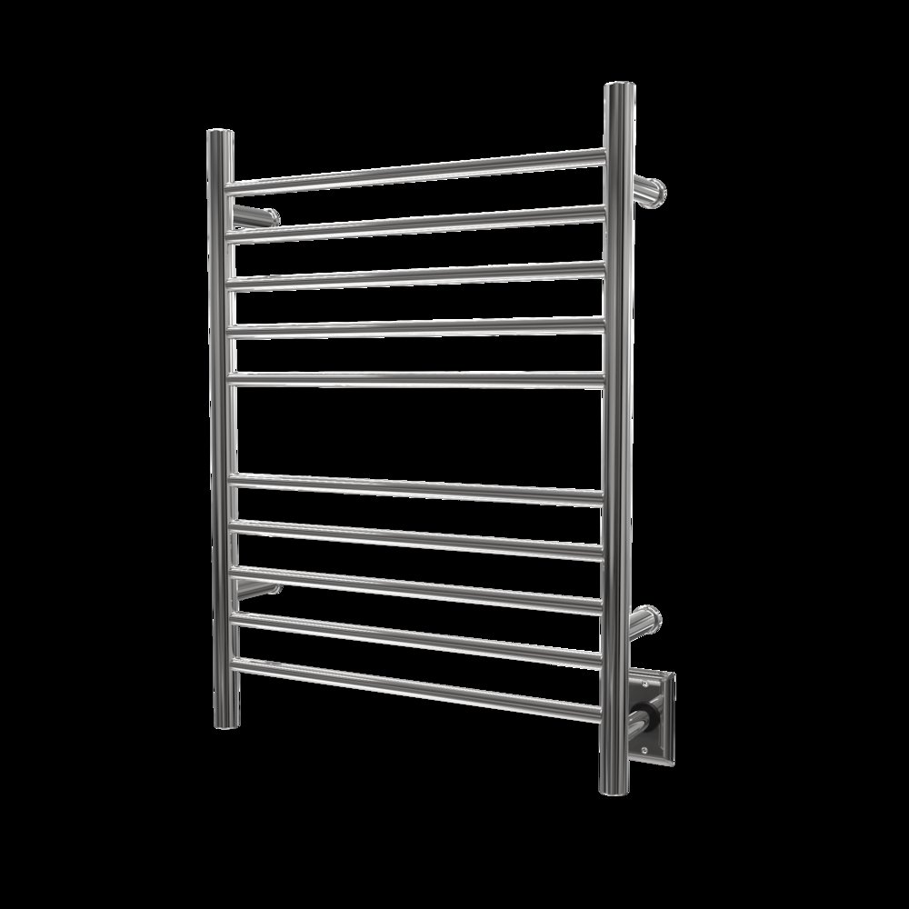 Radiant Hardwired + Plug-in Combo Straight 10 Bar Towel Warmer in Polished. Picture 6
