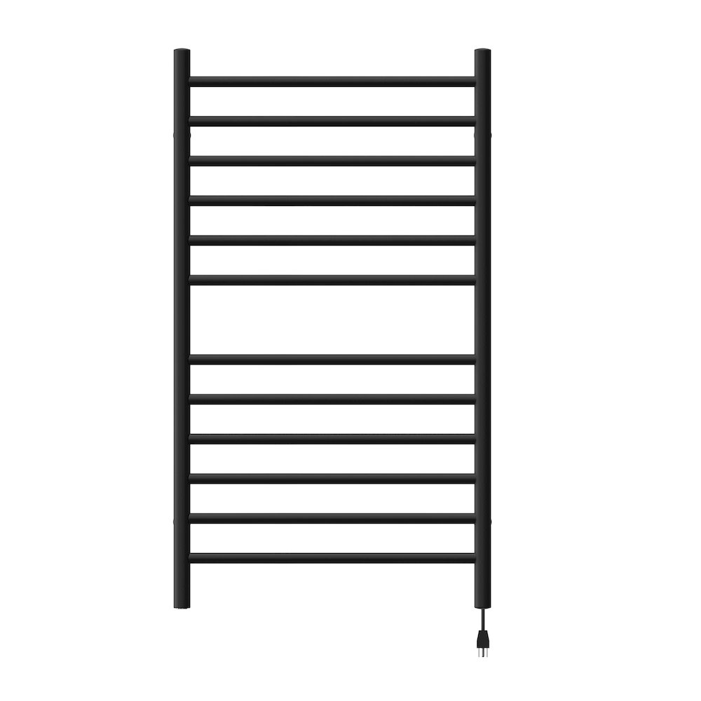 Radiant Large Hardwired + Plug-in Combo Straight 12 Bar Towel Warmer. Picture 2
