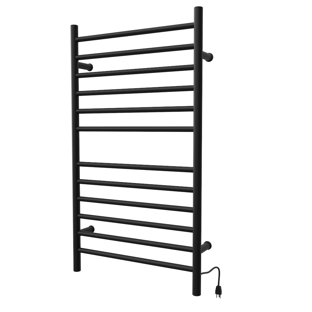 Radiant Large Hardwired + Plug-in Combo Straight 12 Bar Towel Warmer. Picture 1