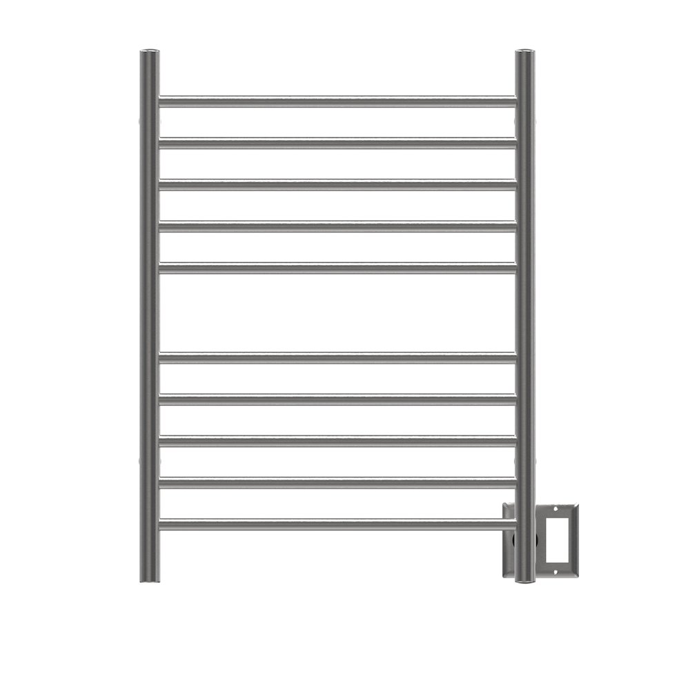 Radiant Hardwired + Plug-in Combo Straight 10 Bar Towel Warmer in Brushed. Picture 12