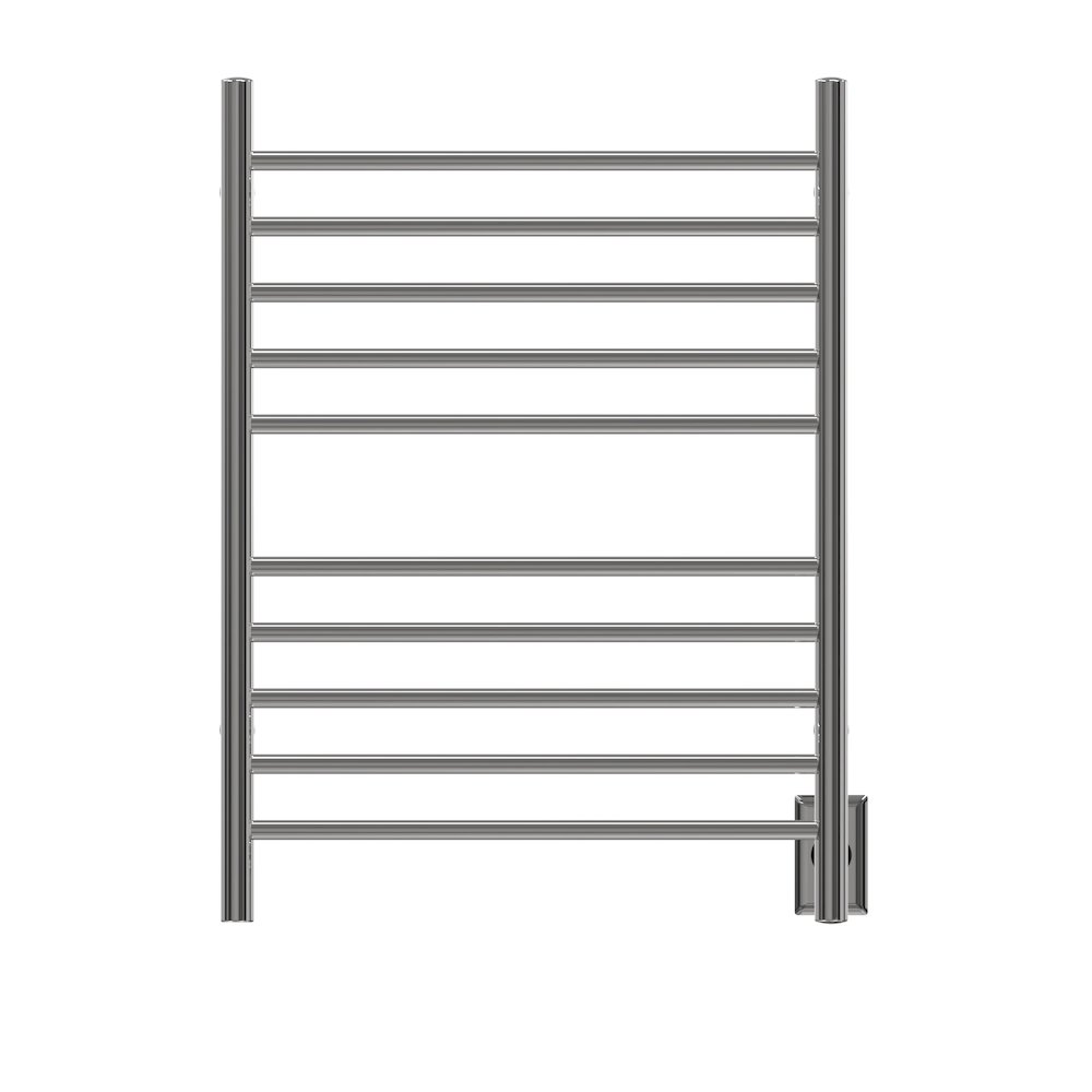 Radiant Hardwired + Plug-in Combo Straight 10 Bar Towel Warmer in Polished. Picture 10