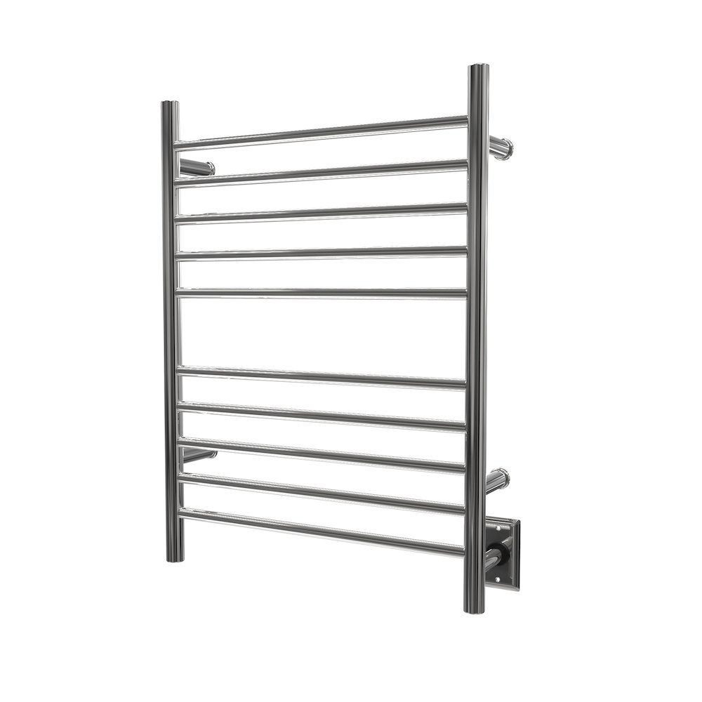Radiant Hardwired + Plug-in Combo Straight 10 Bar Towel Warmer in Polished. Picture 2