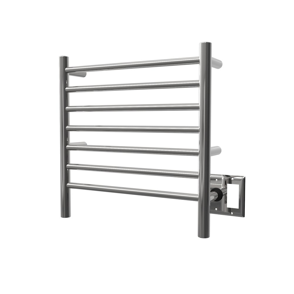 Radiant Small Hardwired + Plug-in Combo 7 Bar Towel Warmer in Matte Black. Picture 12