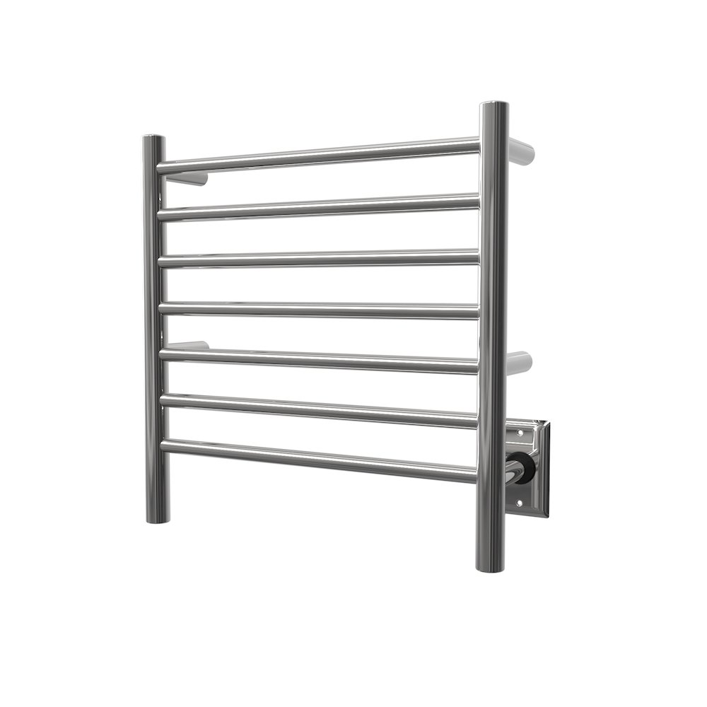Radiant Small Hardwired + Plug-in Combo 7 Bar Towel Warmer in Matte Black. Picture 3