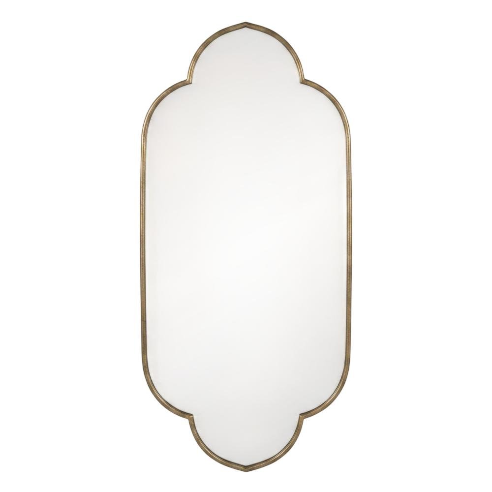 Gold Metal Framed Mirror. Picture 1