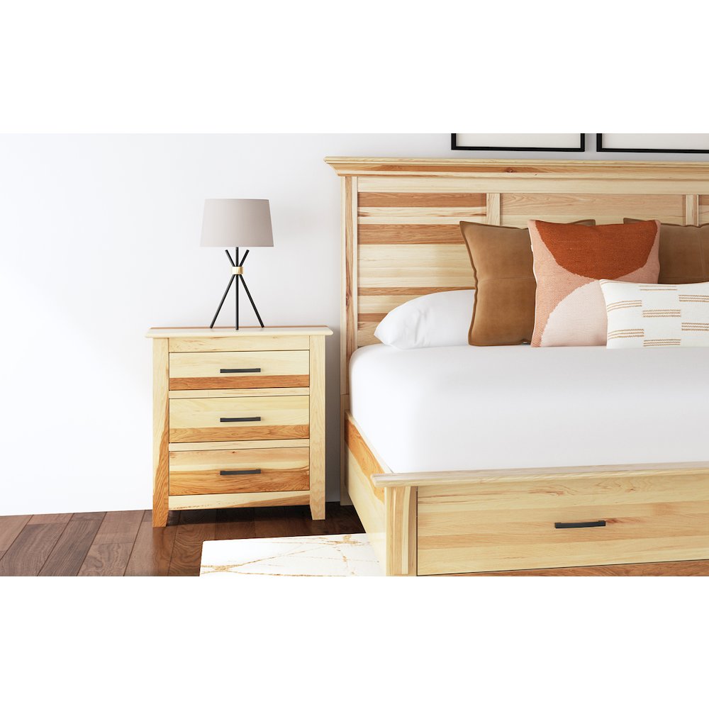 Gallagher Nightstand, Natural Hickory. Picture 6