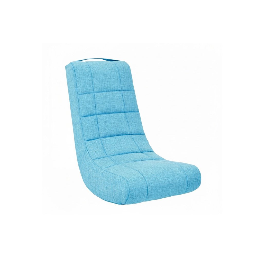 Cove Rocker Linen Aqua. Picture 1