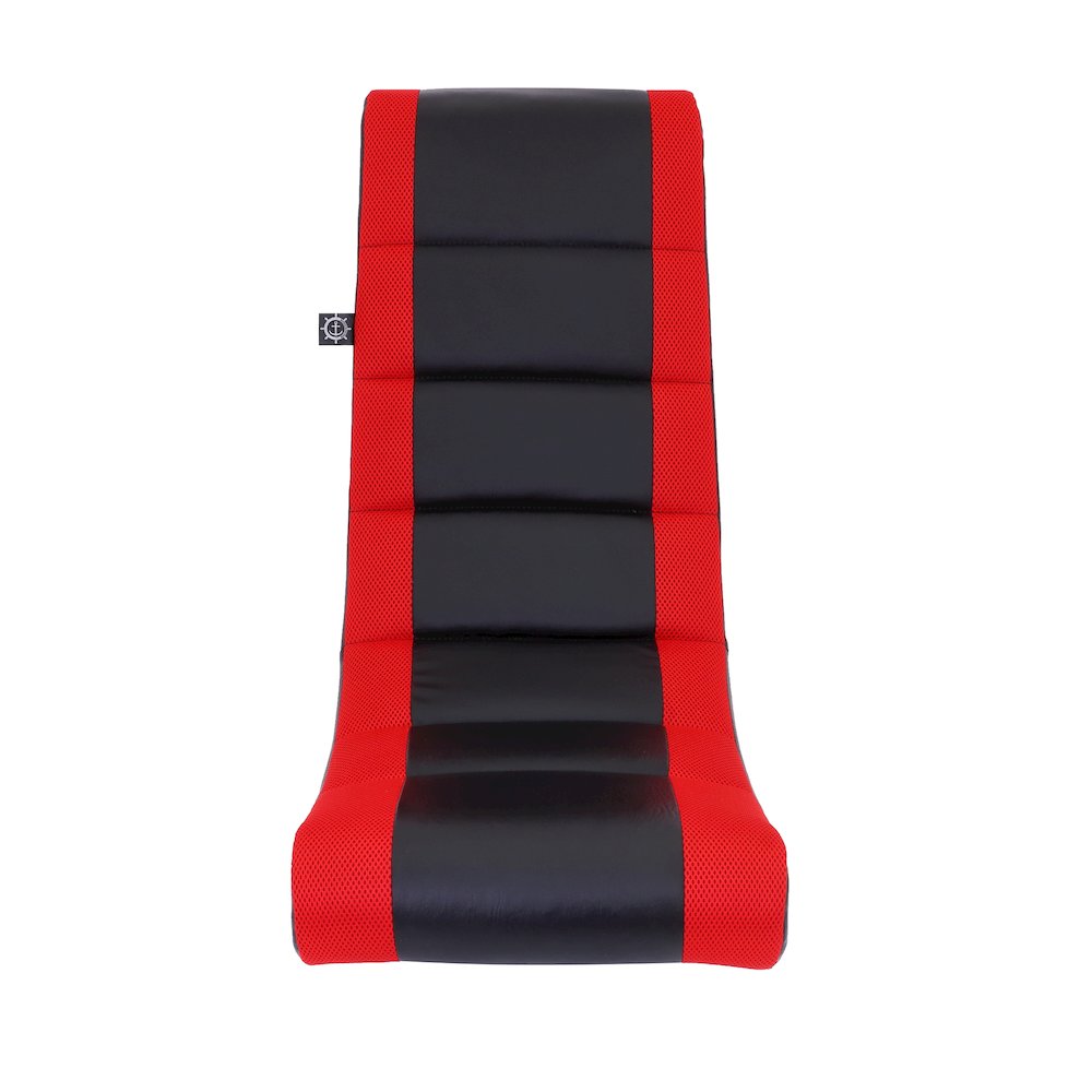 Classic Video Rocker Floor Gaming Chair, for Kids and Teens, Black/Red. Picture 2