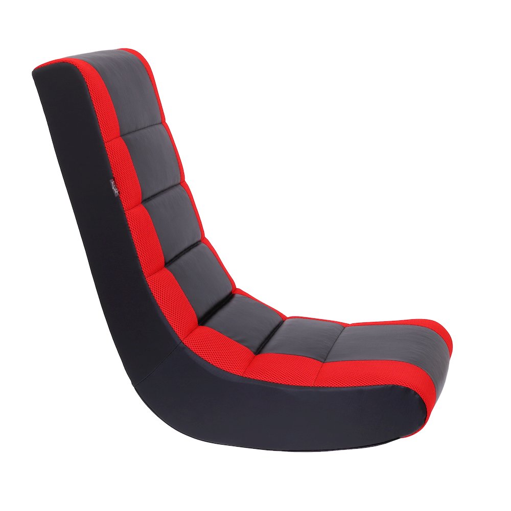 Classic Video Rocker Floor Gaming Chair, for Kids and Teens, Black/Red. Picture 3
