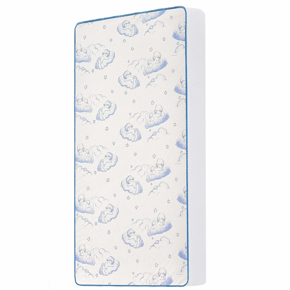 Dream On Me 2-In-1 Breathable Sweet Dreams 6” 88 Coil Spring Crib and Toddler Bed Mattress. Picture 2