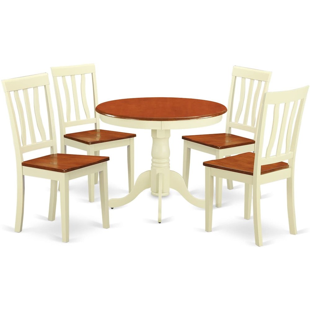 5  PC  small  Kitchen  Table  and  Chairs  set-Kitchen  Table  plus  4  Kitchen  Dining  Chairs. Picture 1